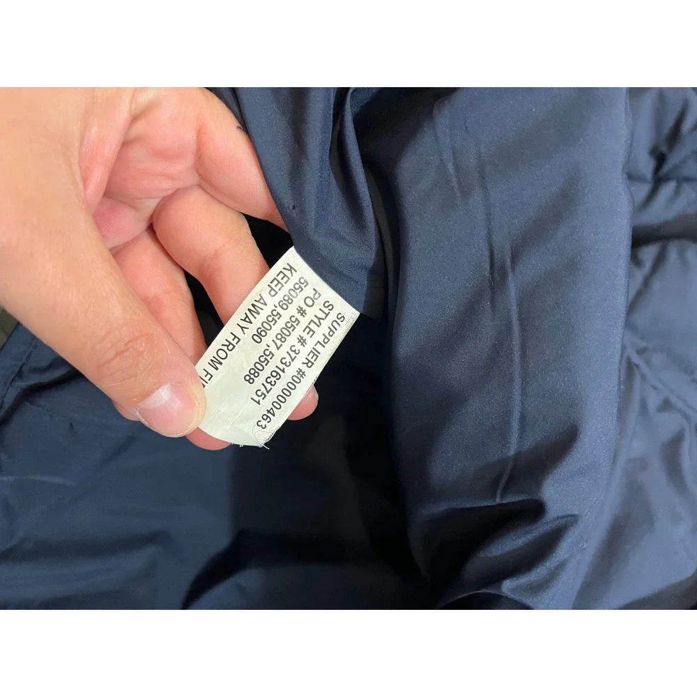 Ralph Lauren Girl's Blue Quilted Jacket‎ Winter Size XL peacoat double breasted